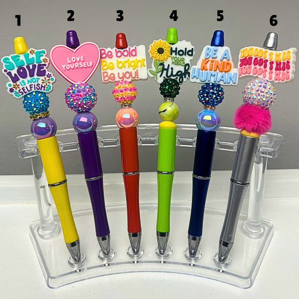 Affirmation Beaded Pens